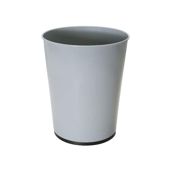 Bath Bliss Gray Trash Can